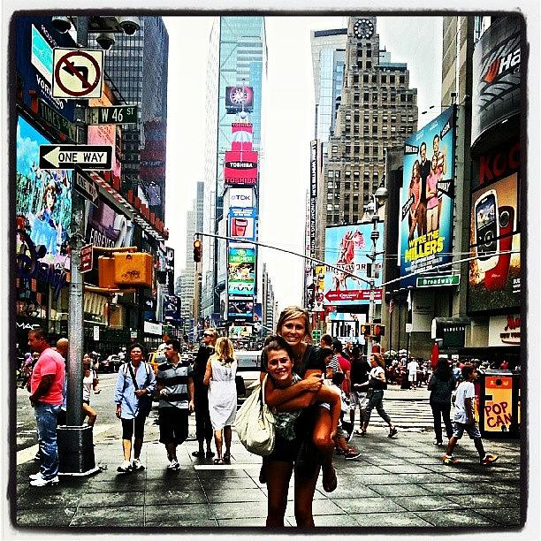 New York City Photograph - Time Square Love ♡ @bankerh #nyc by Heather Banker