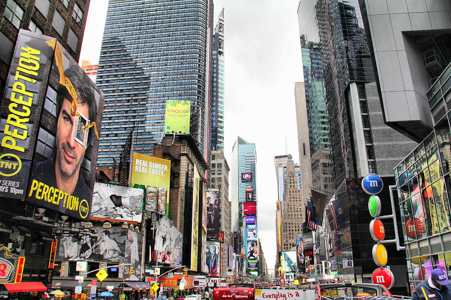 Time Square Photograph by Rosemary Aubut