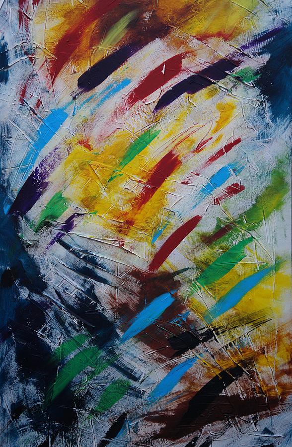 Abstract Painting - Time stands still by Sergey Bezhinets Abstract Painting - Time stands still by Sergey Bezhinets