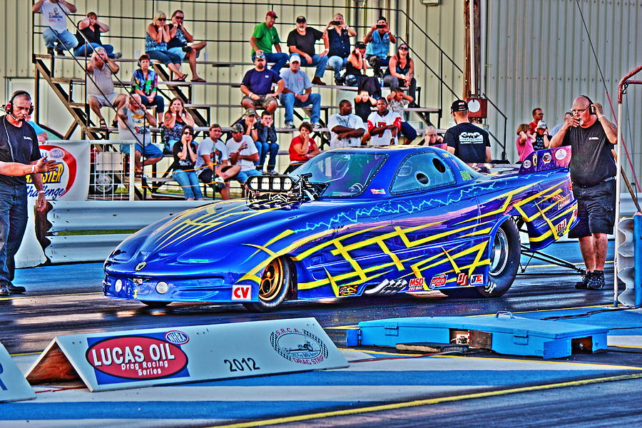 Funny Car Photograph - Time To Fly by Jason Drake