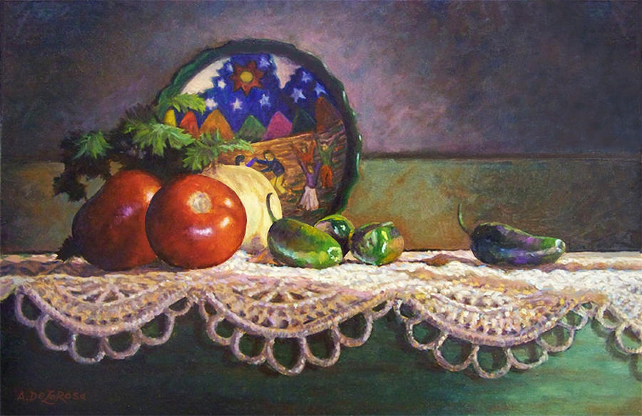 Time to make Salsa Painting by Abel DeLaRosa