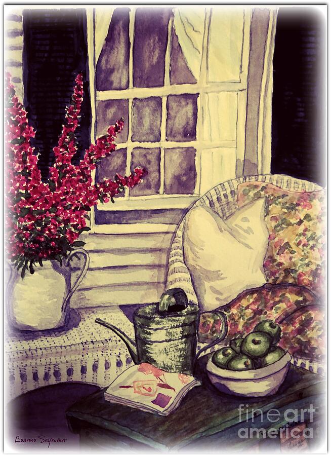 Flower Painting - Time To Relax by Leanne Seymour