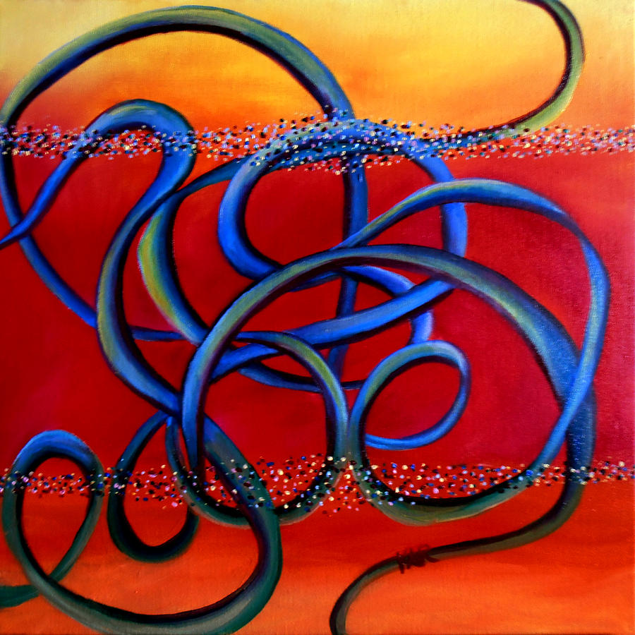 Abstract Painting - Time to Unwind by Art by Kar