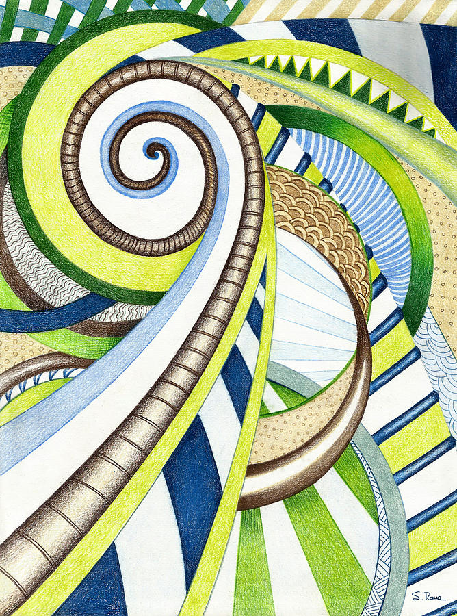 Time Travel Drawing by Shawna Rowe