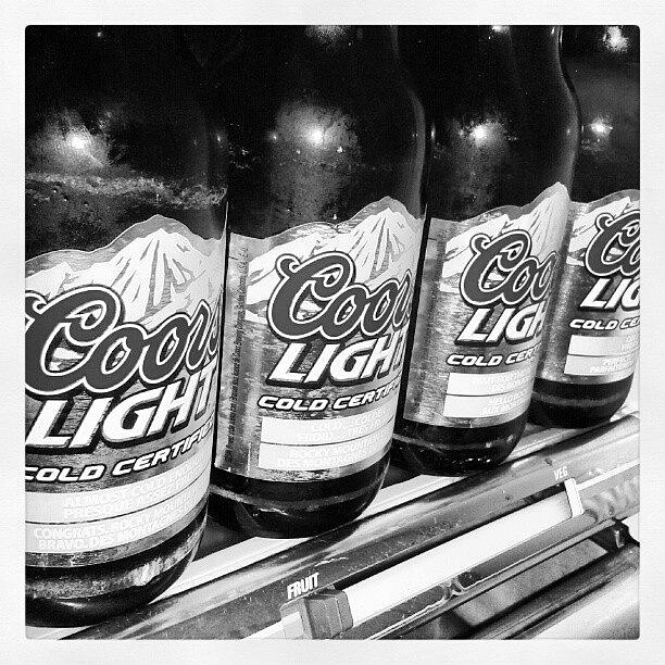Beer Photograph - #timeforacoldone #coorslight by Erica Mason