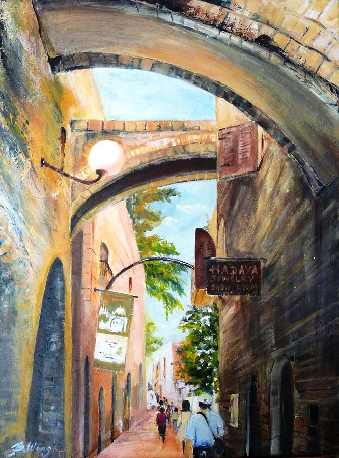 Timeless Alleys Painting by Betty M M Wong