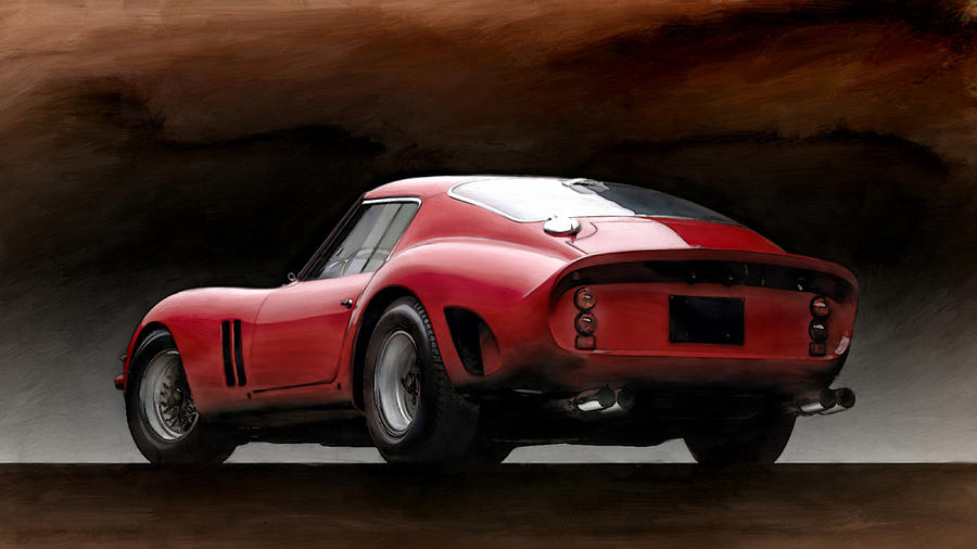Vintage Digital Art - Timeless Ferrari by Peter Chilelli
