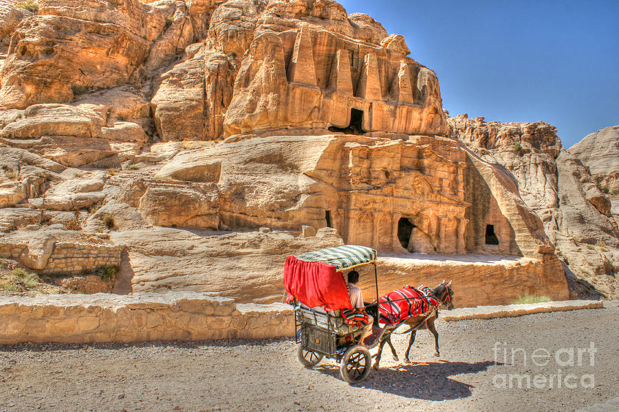 Timeless in Petra Photograph by David Birchall