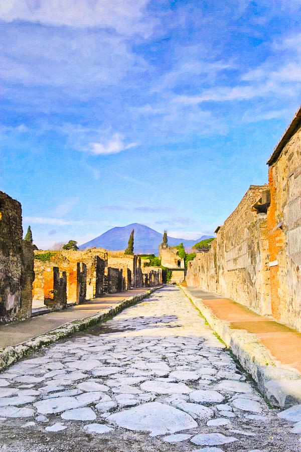 Timeless Italy - Views From Pompeii Photograph by Mark Tisdale