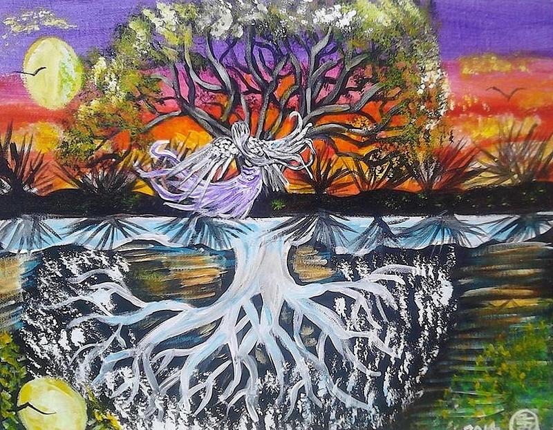 Tree Painting - TimeLess Seasons  by Terri Allbright