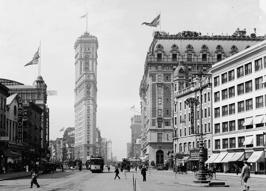 Times Square 1908 Photograph by Steve K
