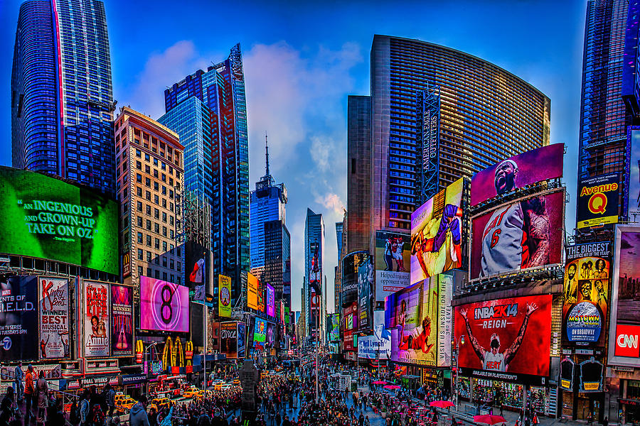 Times Square Photograph - Times Square by Chris Lord