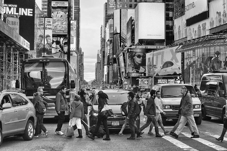 City Photograph - Times Square by Eunice Gibb