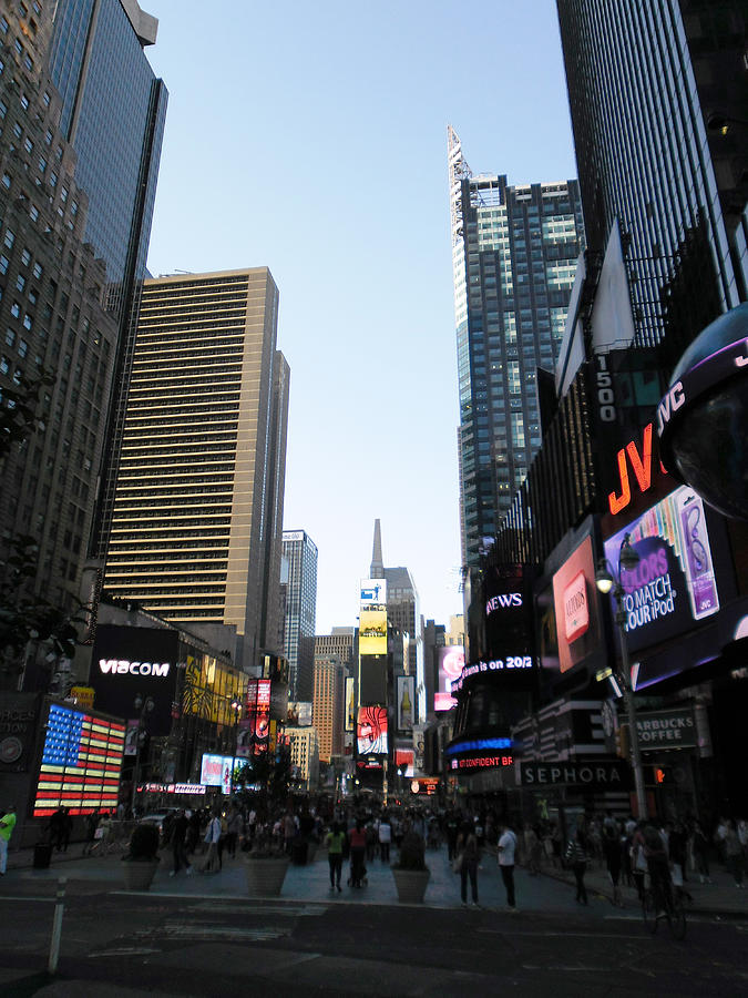 Times Square III Photograph by Sarah Kemp - Pixels