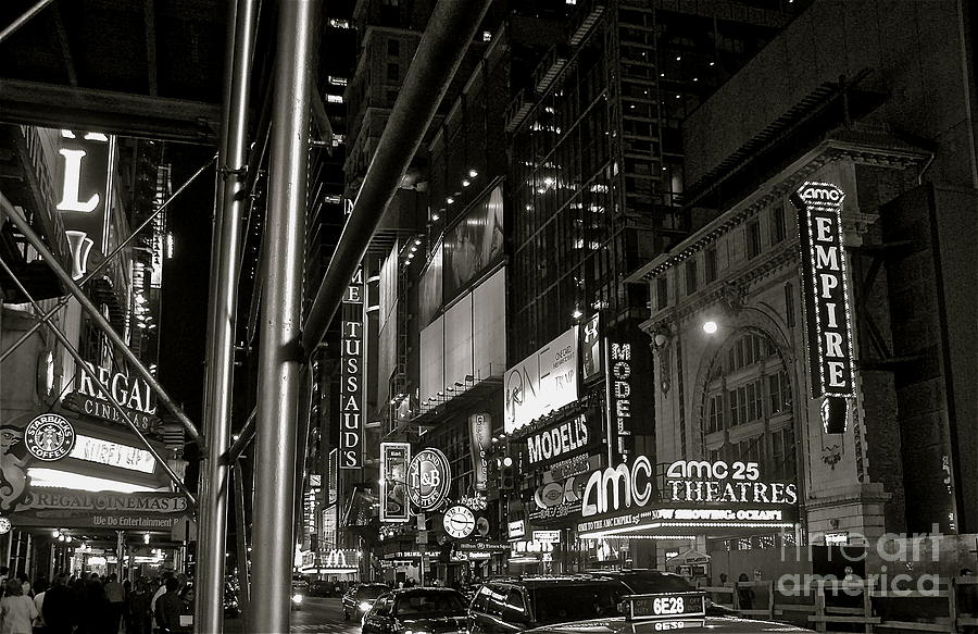Times Square Photograph - Times Square by LeLa Becker