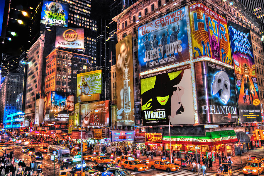 New York City Photograph - Times Square by Randy Aveille