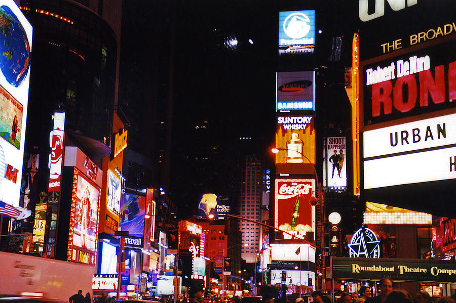 New York City, N.Y. - Times Square Photograph by Richard Krebs