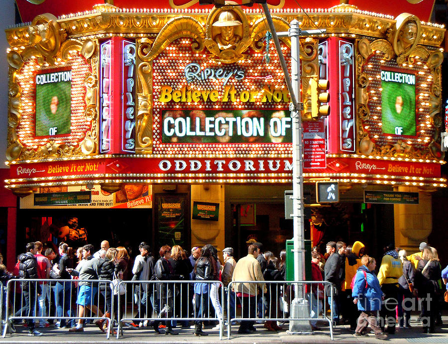 Times Square Ripleys Odditorium Photograph by Anne Gordon