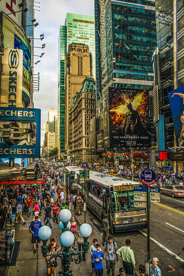 New York City Photograph - Times Square by Theodore Jones