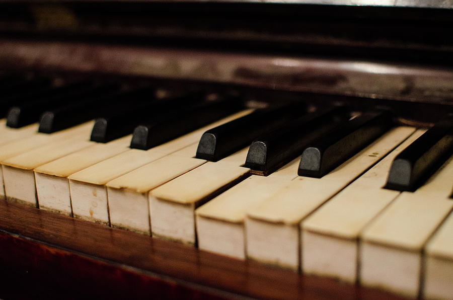 Timeworn Piano Keys Photograph by Megan Ahrens