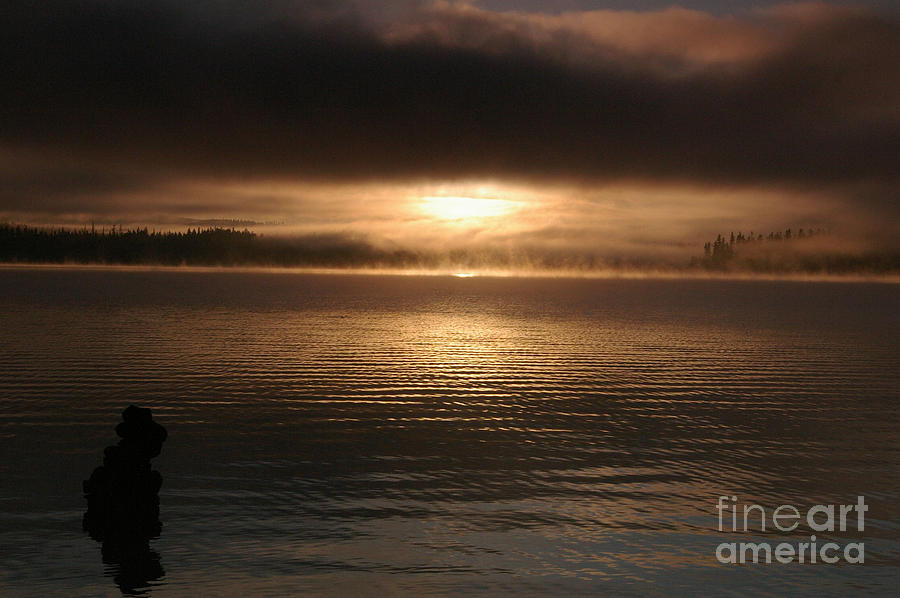 Timothy Lake Mysterious Sunrise 2 Photograph by Rick Bures