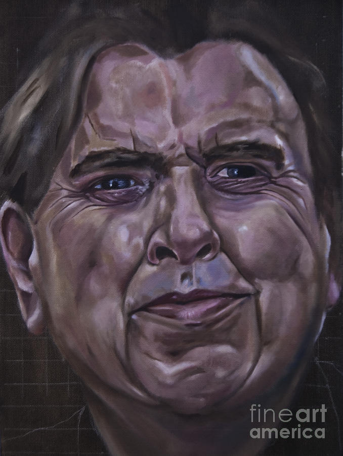 Timothy Spall Painting by James Lavott