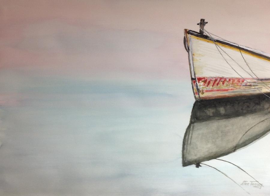 Boat Painting - Tims Ghost by Stan Tenney