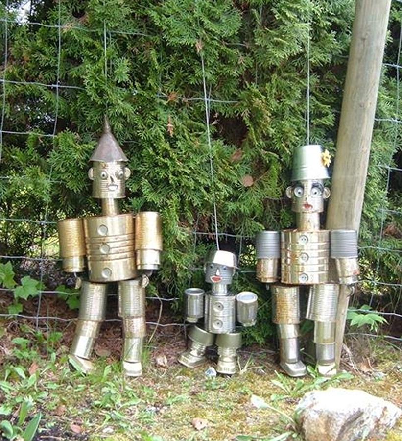 Tin Can Family  Photograph by Sharon Duguay