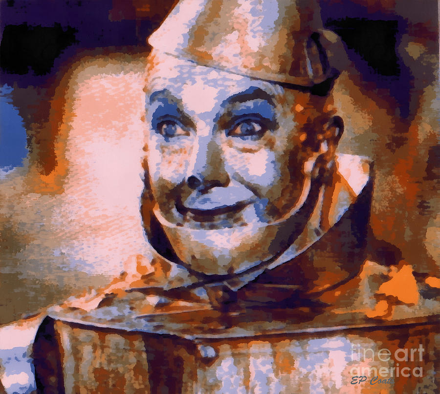 Wizard Of Oz Painting - Tin Man by Elizabeth Coats.
