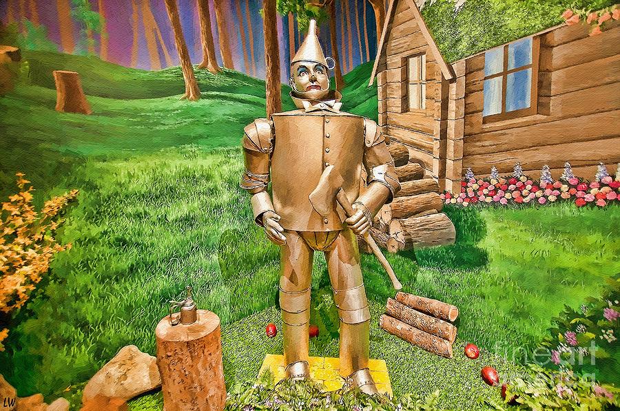Flower Painting - Tin Man by Liane Wright