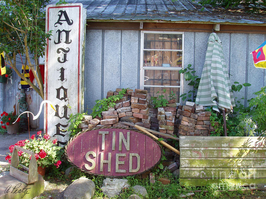 Tin Shed Apalachicola Florida Photograph by Audrey Peaty