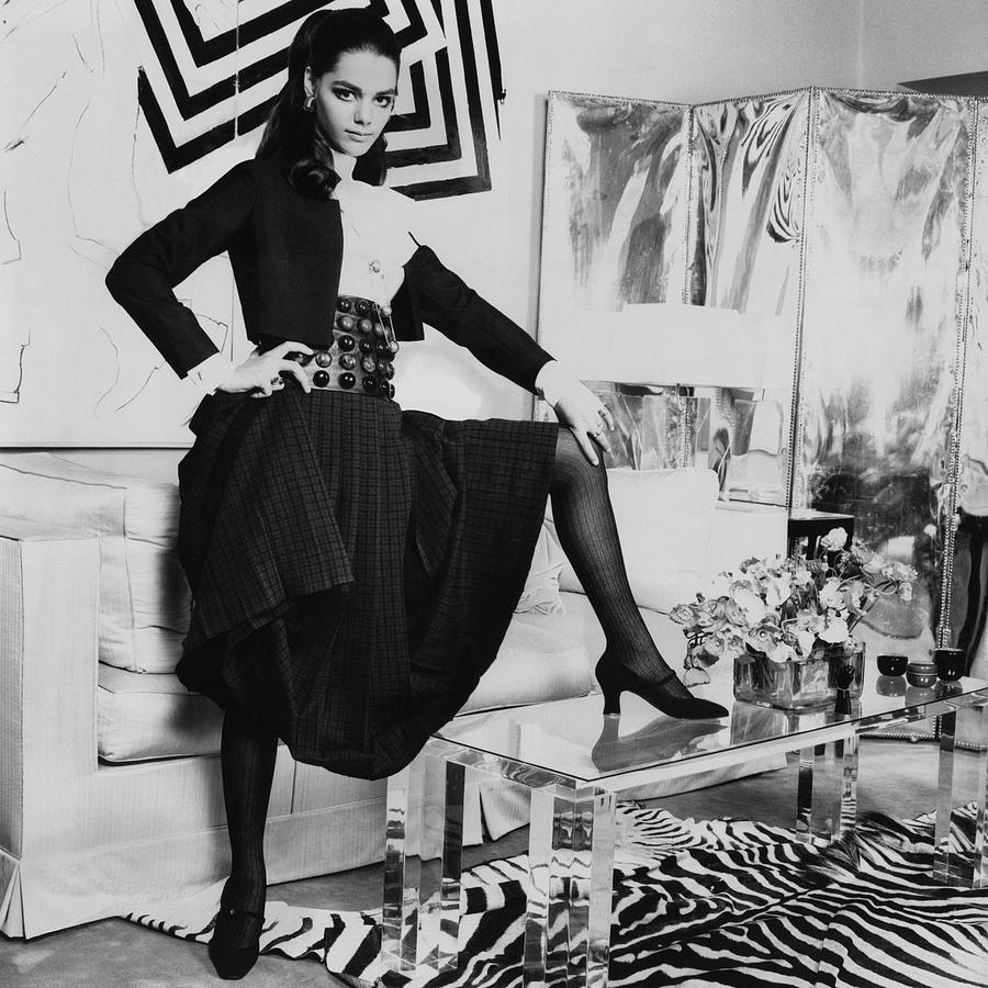 Tina Aumont In A Living Room by Henry Clarke