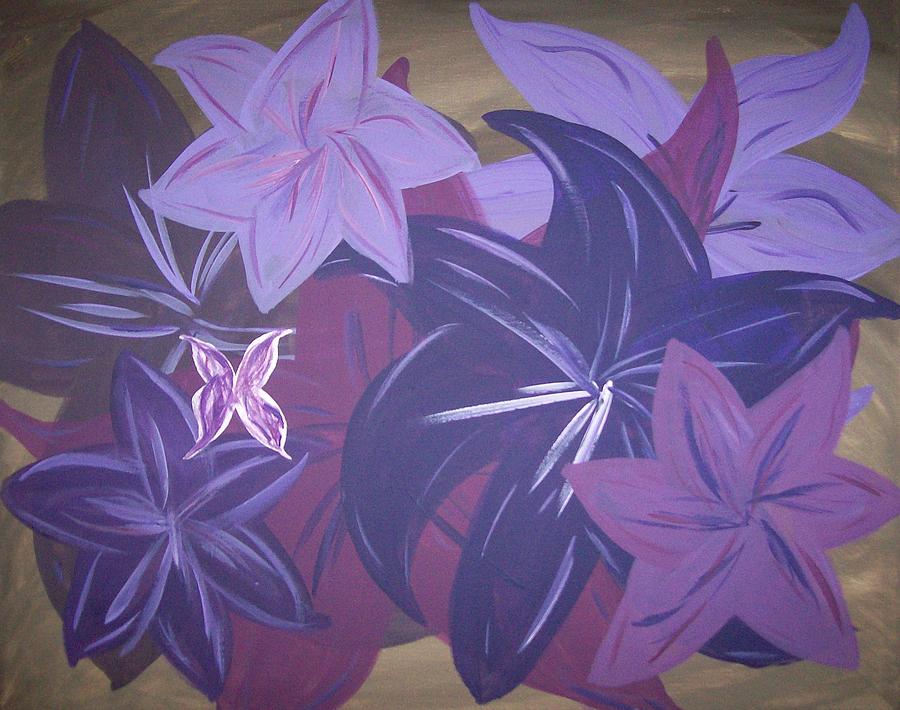 Tinas Flowers Painting by Kate McTavish