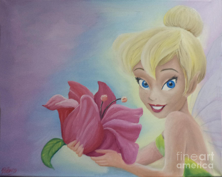 Tinkerbell Painting by Ira Florou