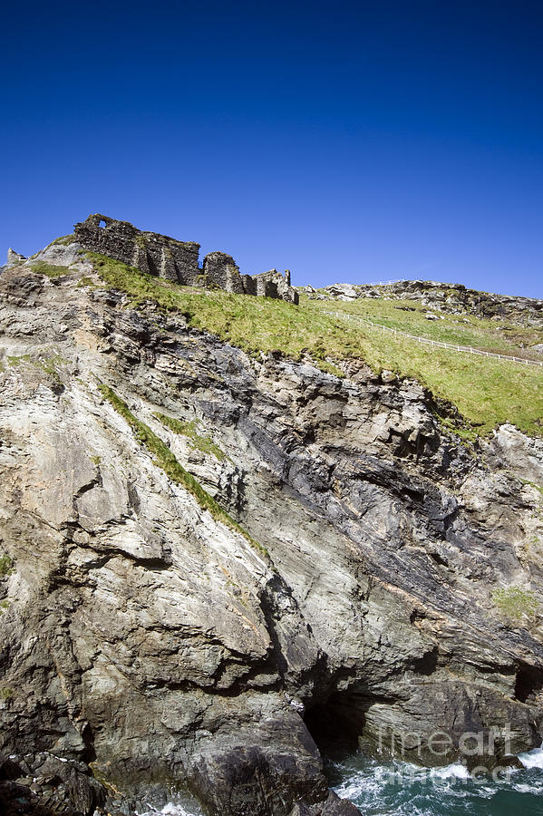 Tintagel Castle Photograph by David Lichtneker
