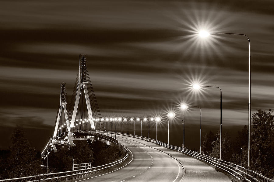 Tinted Bridge Photograph by Harri Aho