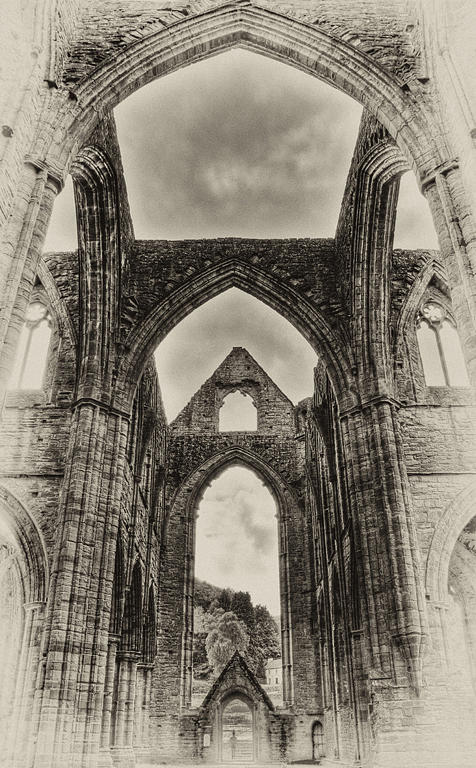 Tintern Abbey Photograph by Geraldine Alexander
