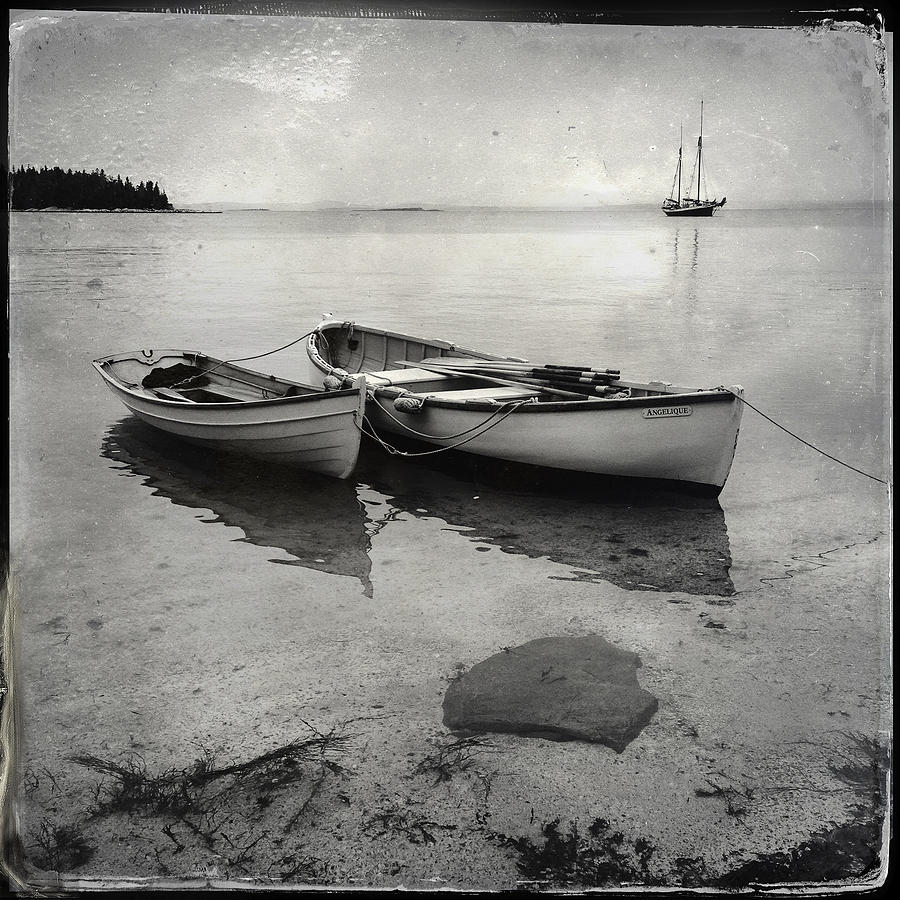 Tintype Boats 2 Photograph by Fred LeBlanc