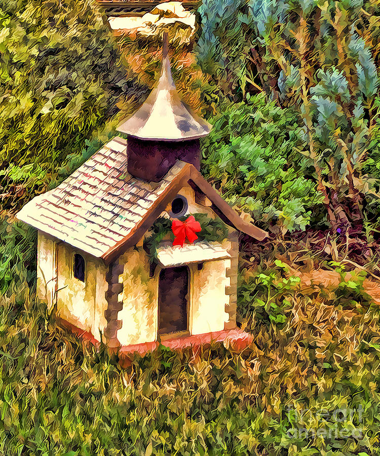 Tiny Christmas Cottage Photograph by Nora Martinez