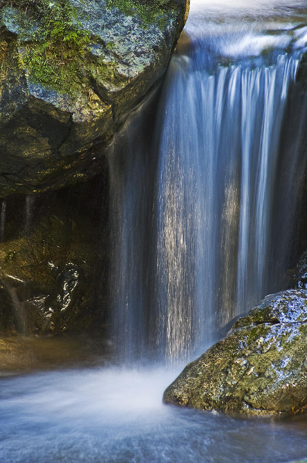 Nature Photograph - Tiny Waterfall by Greg Vaughn