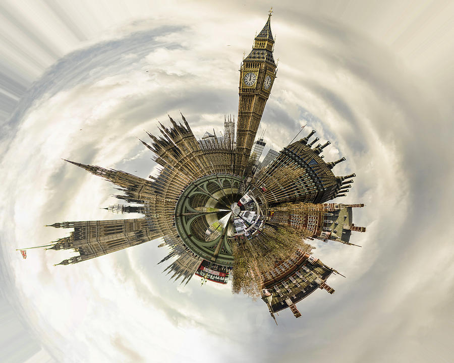 London Photograph - Tiny World - Westminster by Heather Applegate