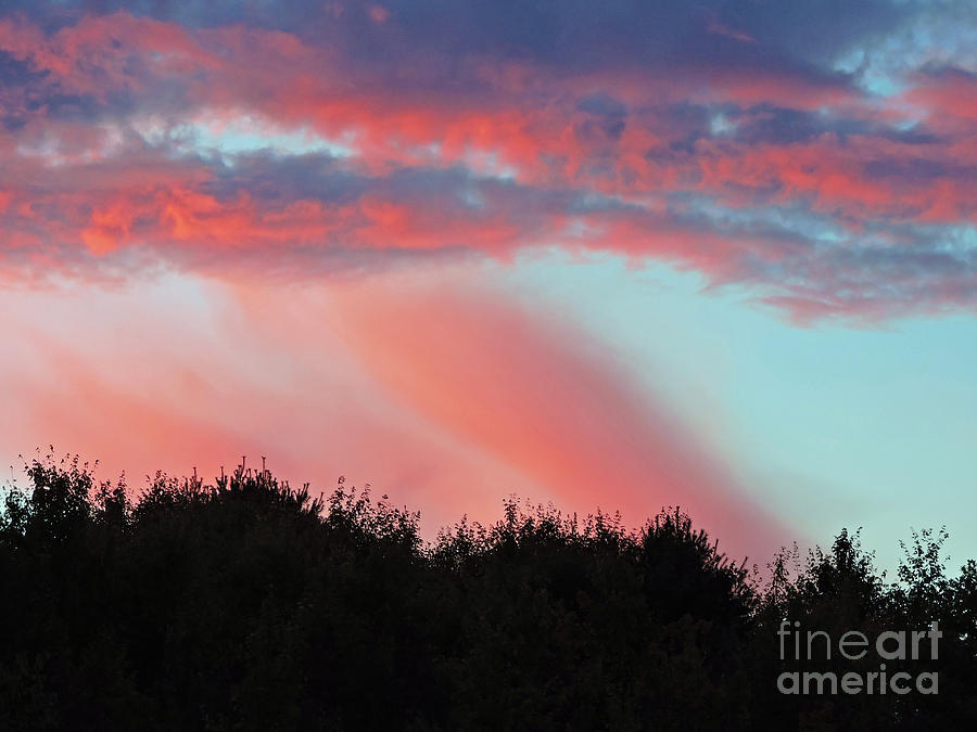Sunset Photograph - Tioga County Sunset by Helene Guertin