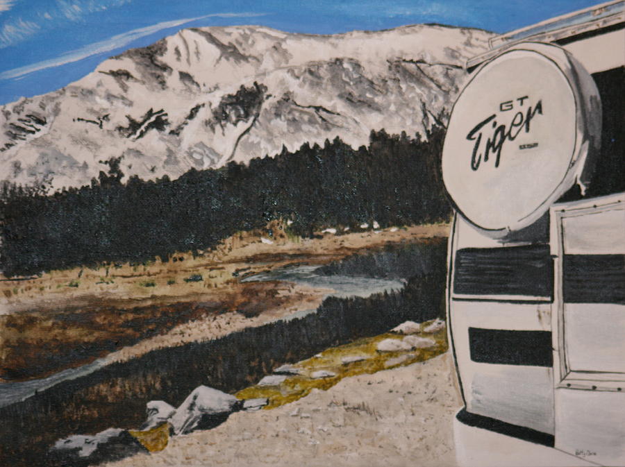 Tioga Pass Painting by Betty-Anne McDonald