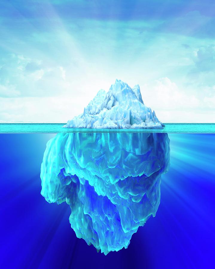 Tip Of An Iceberg Photograph by Leonello Calvetti
