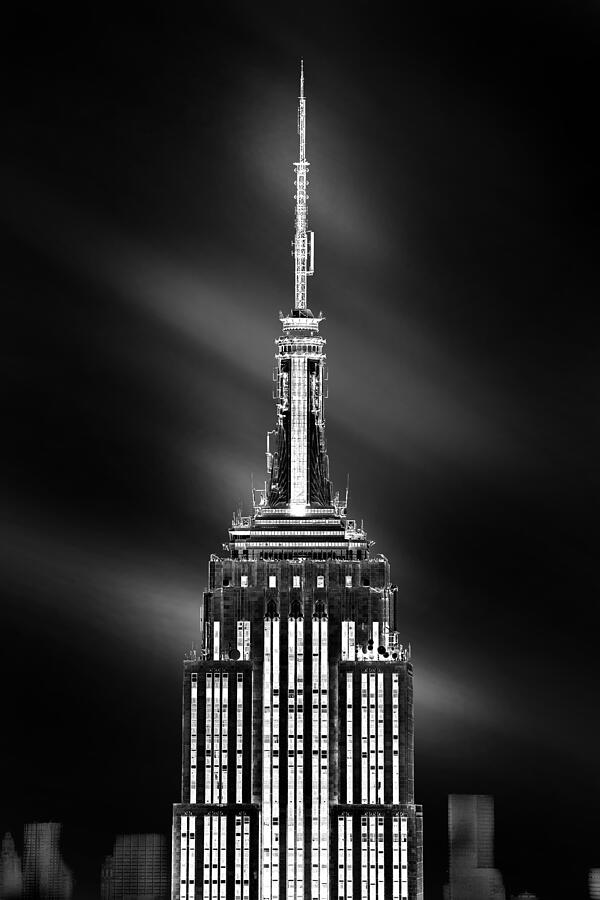 Empire State Building Photograph - Tip Of The World by Az Jackson