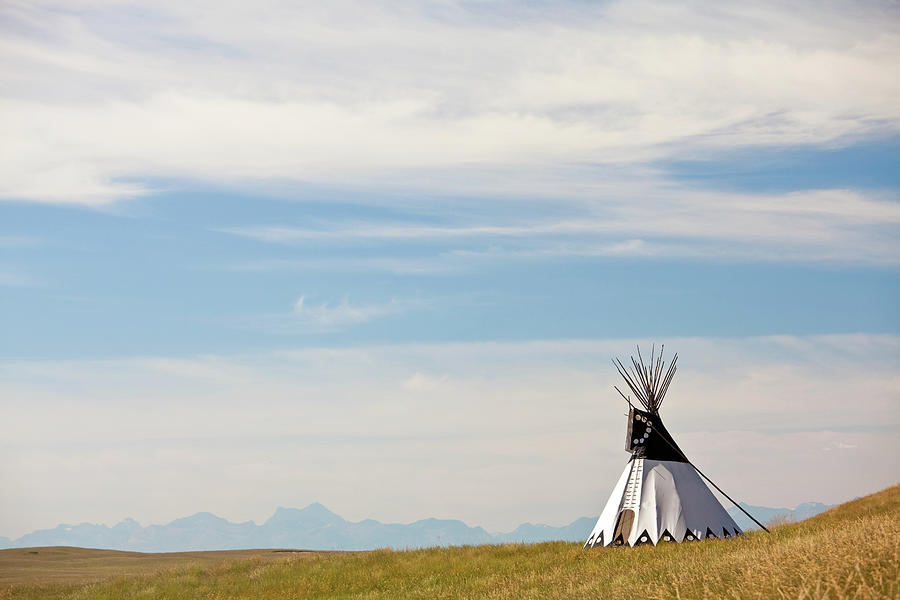 Tipi On The Great Plains Photograph by Imaginegolf