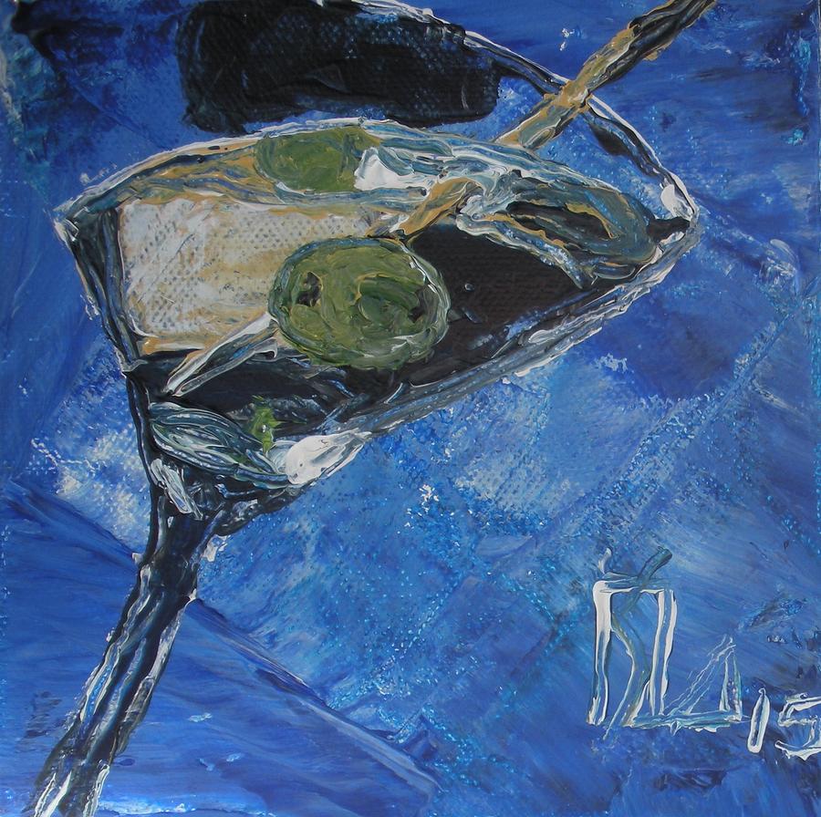 Tipsy Tini Painting by Lee Stockwell