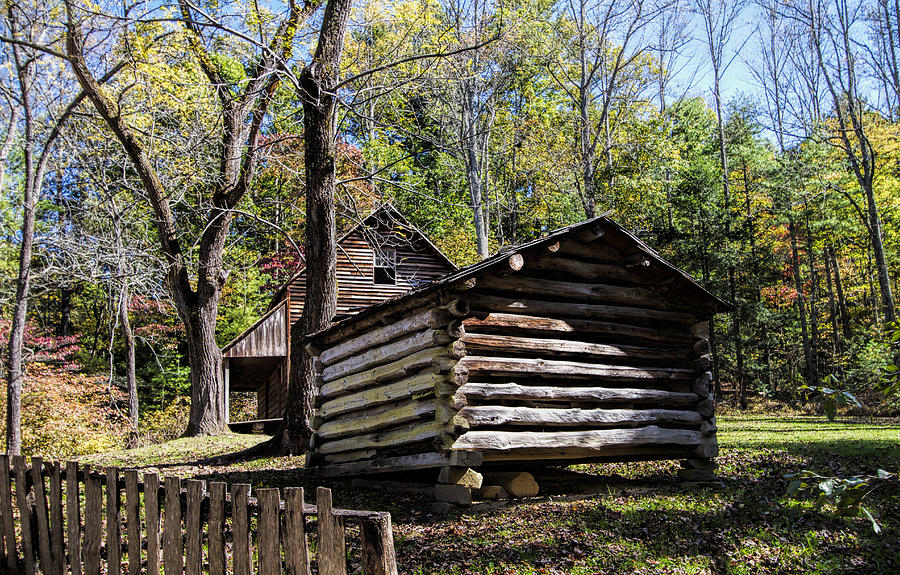 Tipton Cabin Cades Cove Tennessee Photograph by Kathy Clark