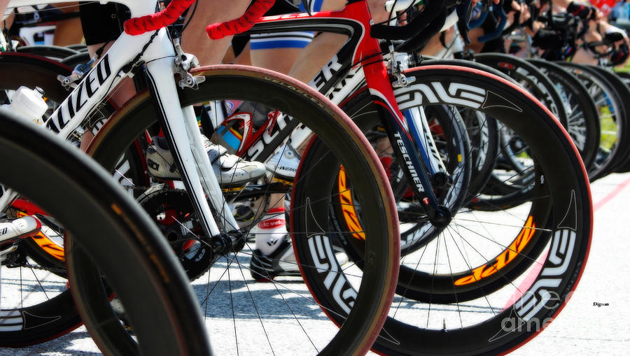 Cycling Photograph - Tire Kingdom by Steven Digman Cycling Photograph - Tire Kingdom by Steven Digman