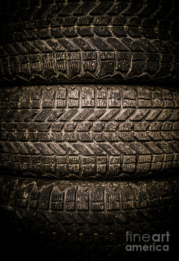 Car Photograph - Tires by Edward Fielding